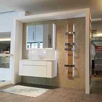 Thumbnail for Hülsta bathroom combination Gentis bathroom three-door mirror cabinet base unit with washbasin on sale