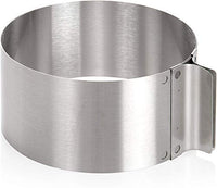 Thumbnail for Wenco Tortenring, Verstellbar 16 - 30 cm, Hitzebeständig, Rostfreier Edelstahl
