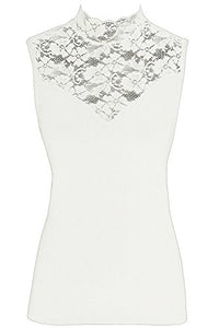 Thumbnail for Nina von C. Fine Cotton Blazershirt mit Spitze Top Shirt (42, champagner) im Sale