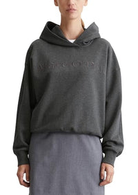Thumbnail for Marc OߴPolo Damen Hoodie aus Bio-Baumwolle Relaxed Fit, Grau (Deep Grey Melange), im Sale