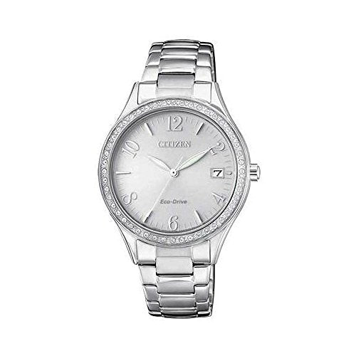 Citizen Damen Analog Quarz Uhr mit Edelstahl Armband EO1180-82A, Silber im Sale
