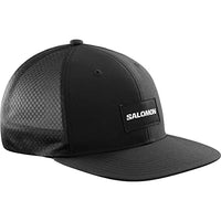 Thumbnail for Salomon Trucker Kappe Unisex, Auffällig und vielseitig, Aus Recyclingmaterial, Atmungsaktiver Komfort, Deep Black, Deep Black, M/ im Sale