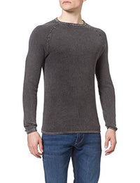 Thumbnail for KEY LARGO Herren MST Thomas Pullover, Anthrazit, im Sale