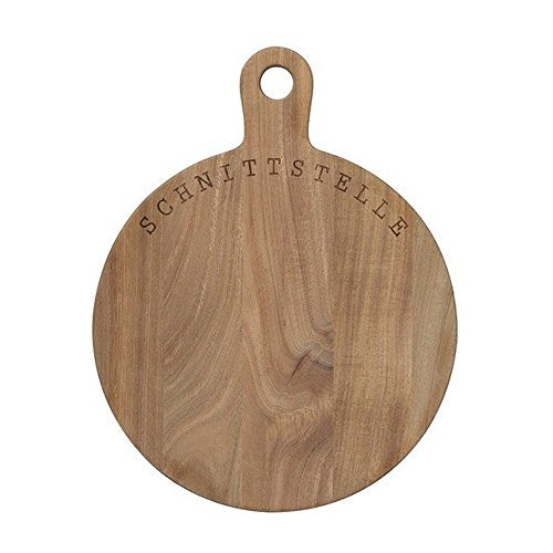 Räder Poesie et Table Cutting board made of acacia wood, round with a diameter of 34 cm, 11373 on sale