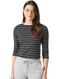 Thumbnail for CECIL Women's B319894 Striped Shirt, Petrol Green, on Sale