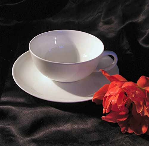 Dibbern FBC Classic white - Teacup 0.2 l with saucer NEW in Sale