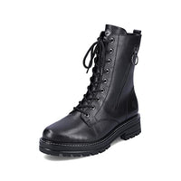 Thumbnail for Remonte Women's Combat Boots D2281, women's ankle boots, loose insole, lace-up boots, winter boots, winter shoes, warm, lined, boots, black (01), 36 EU on sale