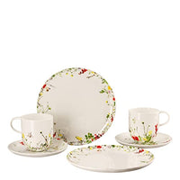 Thumbnail for Rosenthal Brillance Fleurs Sauvages Set 6-tlg. mit Becher und Coupteller im Sale