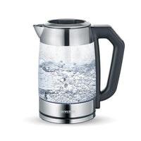 Thumbnail for SEVERIN Glas Tee- und Wasserkocher, Teekocher mit einstellbarer Temperatur und Ziehzeit, Glas Wasserkocher mit voreingestellten Teeprogrammen, 3.000 W, Edelstahl, WK 3479 im Sale