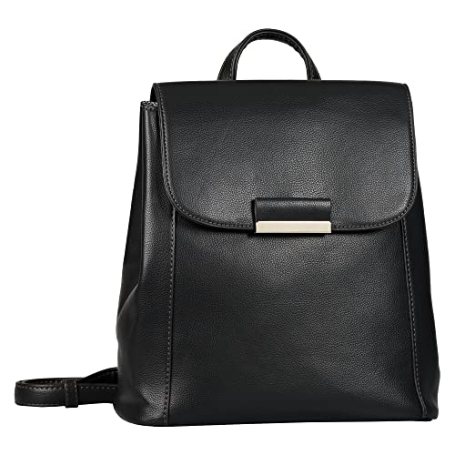 Tom Tailor Denim Madrid Damen Rucksack Backpack Mittelgroß Schwarz im Sale