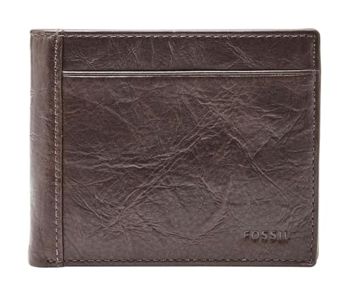 Fossil Geldbörse für Herren Neel, Leder Bifold braun 11,4 cm x 2,5 cm B x 9,5 cm H ML3890200 im Sale