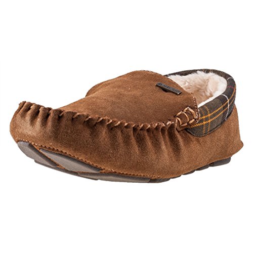 Barbour Monty Moccasin Mens Slippers Camel UK7 EU41 US7.5 on sale