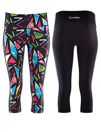 Thumbnail for Winshape Damen Functional Power Shape ¾-Tights AEL210, disco, Winshape Slim Style, Fitness Freizeit Sport Yoga Workout im Sale
