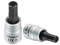 Thumbnail for PROXXON 23749 Innensechskant Einsatz 6mm HX6 Antrieb 6,3mm (1/4) im Sale