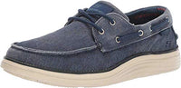 Thumbnail for Skechers Men's Status 2.0 Lorano Moccasin, Navy Canvas, 48.5 EU on sale
