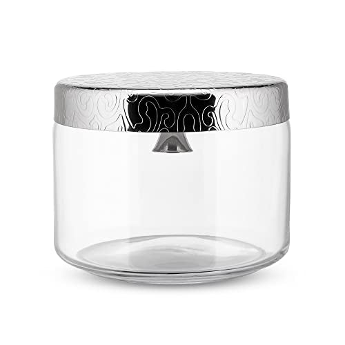 Alessi MW29 Dressed Keksdose aus Glas mit Glöckchen im Sale