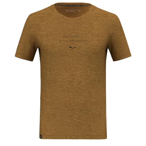 Salewa Eagle Eitd Merino T-Shirt Men, Golden Brown, im Sale