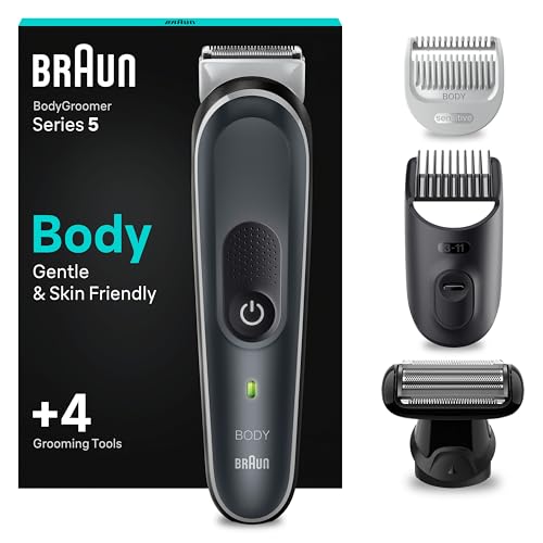 Braun Series 5 Body Groomer / Intimate Shaver for Men, Body Care and Hair Removal for Men, for Chest, Underarms, Comb Attachments 1-11 mm, Waterproof, 100 Min. Runtime, BG5370 on Sale