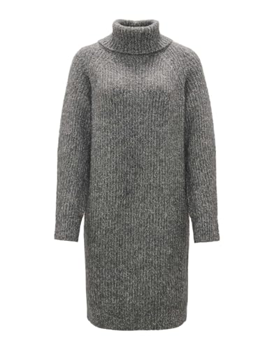 OPUS Damen Minikleid | Strickleid WAKONA Regular mit Wolle Easy Grey, 40 im Sale