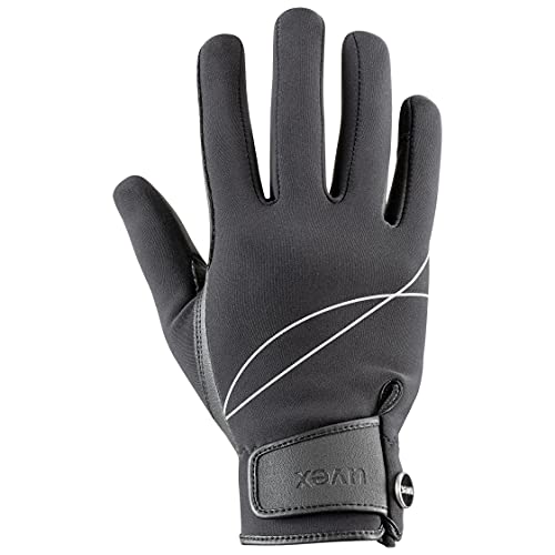 uvex crx700 - stretchable riding gloves for men and women - durable - excellent grip - black - 10 on sale