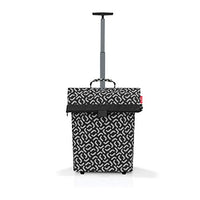 Thumbnail for reisenthel Trolley in Signature Black, Frame: Dark Grey – Practical shopping trolley with plenty of storage space and zipper – Made of water-repellent material on sale