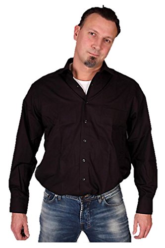 MARVELIS Comfort Fit Men's Shirt Long Sleeve Poplin- on Sale