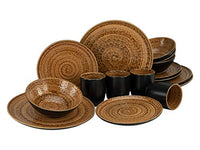 Thumbnail for CreaTable, 23365, Villa Romana - Terra series, 16-piece dinnerware set, stoneware combination service, dishwasher and microwave safe, Made in Portugal on sale