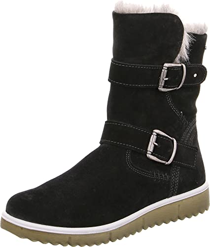 Superfit Mädchen Lora Warm Gefütterte Gore-tex Schneestiefel, Schwarz 0200, 34 EU im Sale