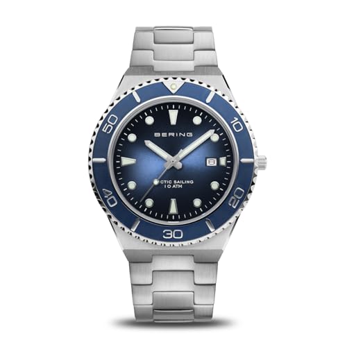 BERING Men's Watch Quartz Movement - Classic Collection with stainless steel and sapphire crystal 18940-777 on sale