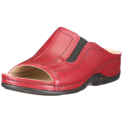 Berkemann Damen Isabella Pantoletten, Rot Weinrot, 40 im Sale