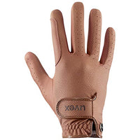 Thumbnail for uvex tensa II - widerstandsfähiger Reithandschuh für Damen und Herren - exzellenter Grip & strapazierfähig - touchscreenfähig - caramel-black - 9 im Sale