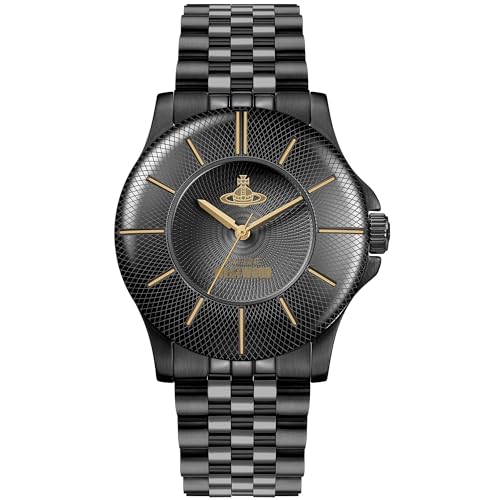 Vivienne Westwood Walbrook Women's Quartz Watch, Analog Display, 37 mm, Black on Sale