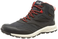Thumbnail for Jack Wolfskin Unisex Kinder Woodland Texapore Mid K, Black / Burly Yellow Xt, 27 EU im Sale