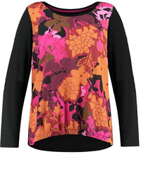 Thumbnail for Samoon Damen Langarmshirt mit floraler Blusenfront Langarm floral Amazing Pink Gemustert 54 im Sale