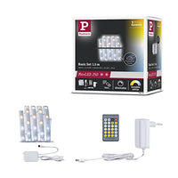 Thumbnail for Paulmann 79876 LED Stripe MaxLED 250 Basisset 1,5m beschichtet IP44 5,5W 405lm Tunable White 24VA dimmbar Lichtband Kunststoff 2700 K im Sale