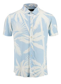 Thumbnail for KEY LARGO Herren Palms 1/2 Patterned Hemd, Schwarz, im Sale