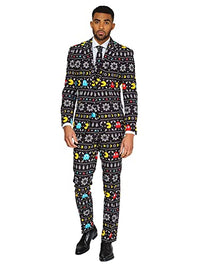 Thumbnail for OppoSuits Weihnachtsanzüge für Herren – Besteht aus Sakko, Hose und Krawatte, Pac-Man, 50 EU im Sale