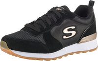 Thumbnail for Skechers Women's Og 85 Gold'n Gurl Sneaker, Black Suede Nylon Mesh Rose Gold Trim, EU on sale