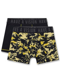 Thumbnail for Sanetta Jungen-Hipshorts (Doppelpack) Dunkelblau & Camouflage | Hochwertige und nachhaltige Unterhose für Jungen aus Bio-Baumwolle. Inhalt: 2er Set Unterwäsche für Jungen 140 im Sale