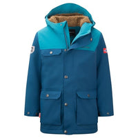 Thumbnail for Trollkids Parka Gudvangen, Madeira blue/dark navy/almond, on sale