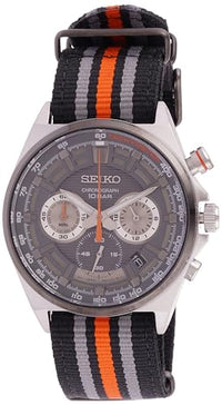 Thumbnail for Seiko Herren-Uhr Quarz Edelstahl mit Textilband SSB403P1 im Sale