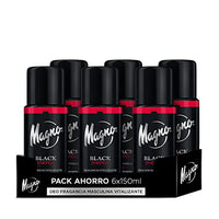 Thumbnail for Magno Deodorant Black Spray, energizing masculine fragrance, all-day protection, 150 ml (6 pieces) on sale