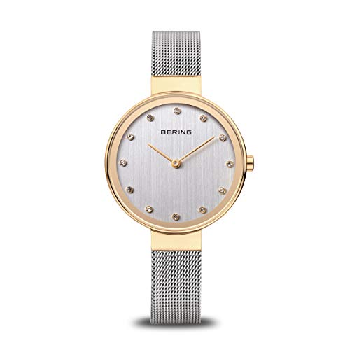 BERING Damen Uhr Quarz Movement - Classic Collection mit Edelstahl und Saphirglas 12034-010 - 3 AT im Sale