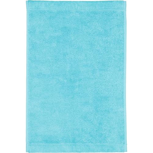 Cawö Home Handtücher Life Style Uni 7007 türkis - 430 Gästetuch 30x50 cm im Sale