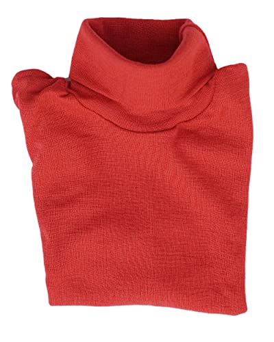 Cosilana Kinder Rolli, 70% Wolle 30% Seide (Rot, 152) im Sale