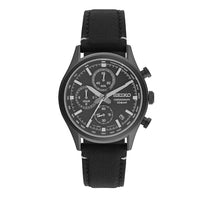 Thumbnail for Seiko Herren Analog Quarz Uhr mit Nylon Armband SSB421P1, Schwarz im Sale