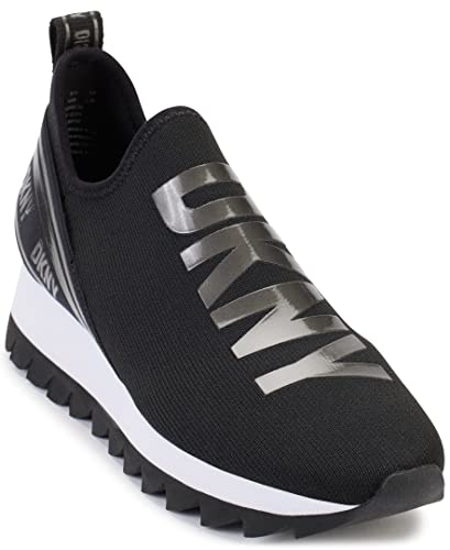 DKNY Damen Abbi Slip On Sneaker, Black/White, 39 EU im Sale