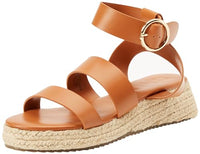Thumbnail for ONLY Damen ONLMINERVA-1 PU Heel NOOS Espadrille, Cognac, 37 EU im Sale