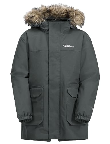 Jack Wolfskin Jungen Cosy Bear 3in1 Parka B Jacket, slate green, 116 EU im Sale