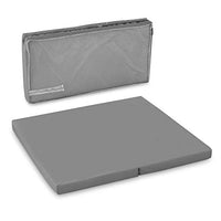 Thumbnail for hauck Laufstall Klappmatratze mit Tragetasche Sleeper SQ, 90 x 90 x 5 cm, Klein Zusammenklappbar, Schaumstoffmatratze, Reisematratze, Spielunterlage (Grey) im Sale